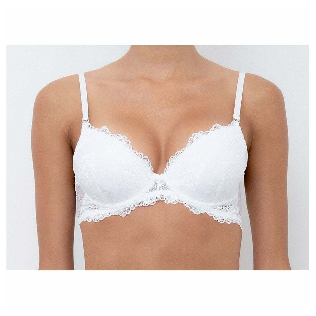 Reggiseno fascia Lormar Coppa B art. Prestige imbottito, con ferretto, con spalline