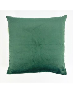 Foderina per cuscino da arredo 50x50cm Khloe Home art. Green Pillow in velluto Verde tinta unita