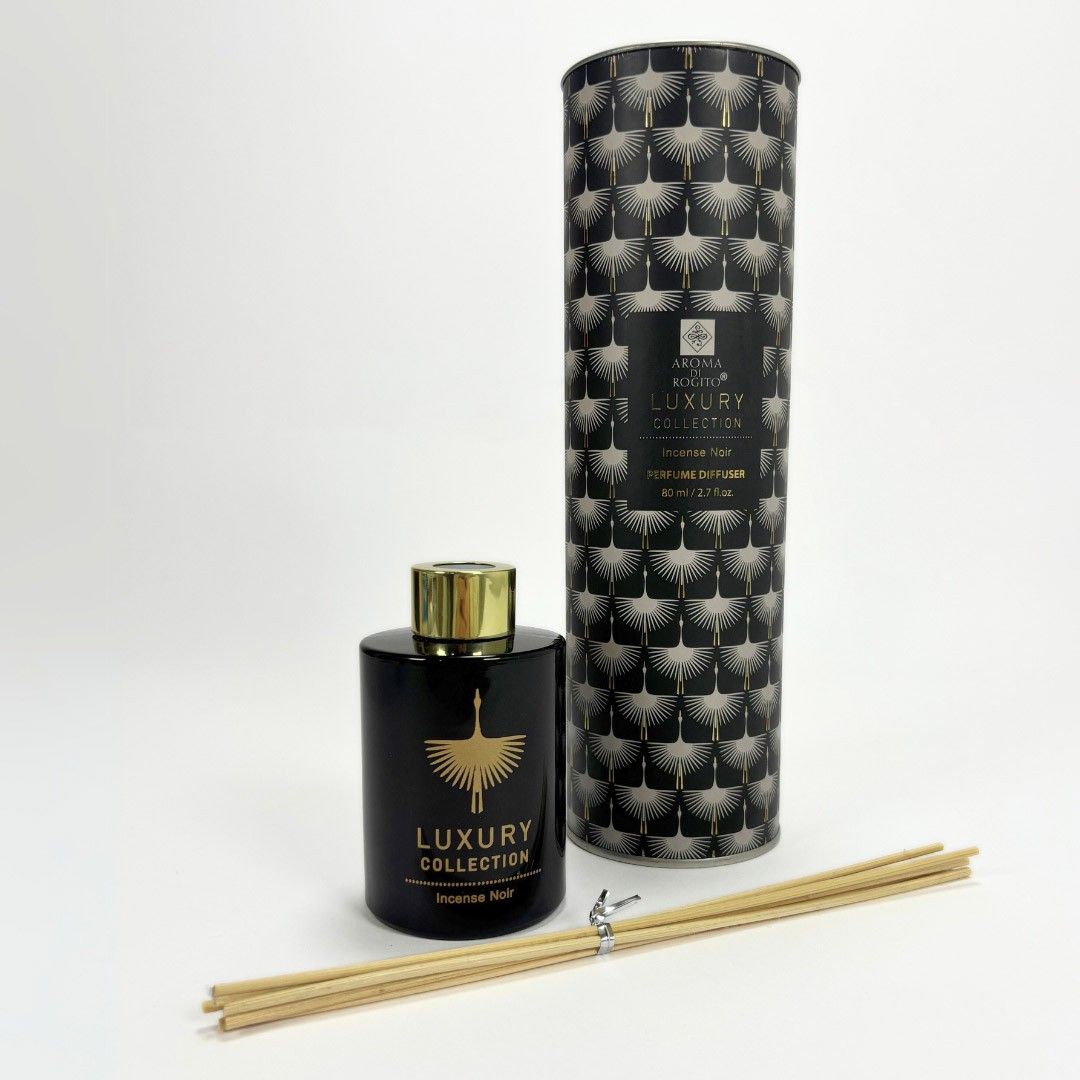 Diffusore d'ambiente 80ml Luxury Collection fragranza Incense Noir profumatore per ambiente con bastoncini