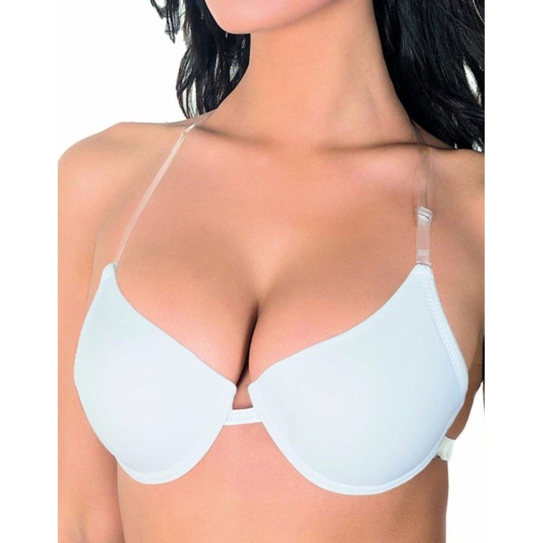 Reggiseno push up Aris art. Trasparenti Marta in morbida microfibra, ferretto comfort ed imbottitura graduata Coppa B