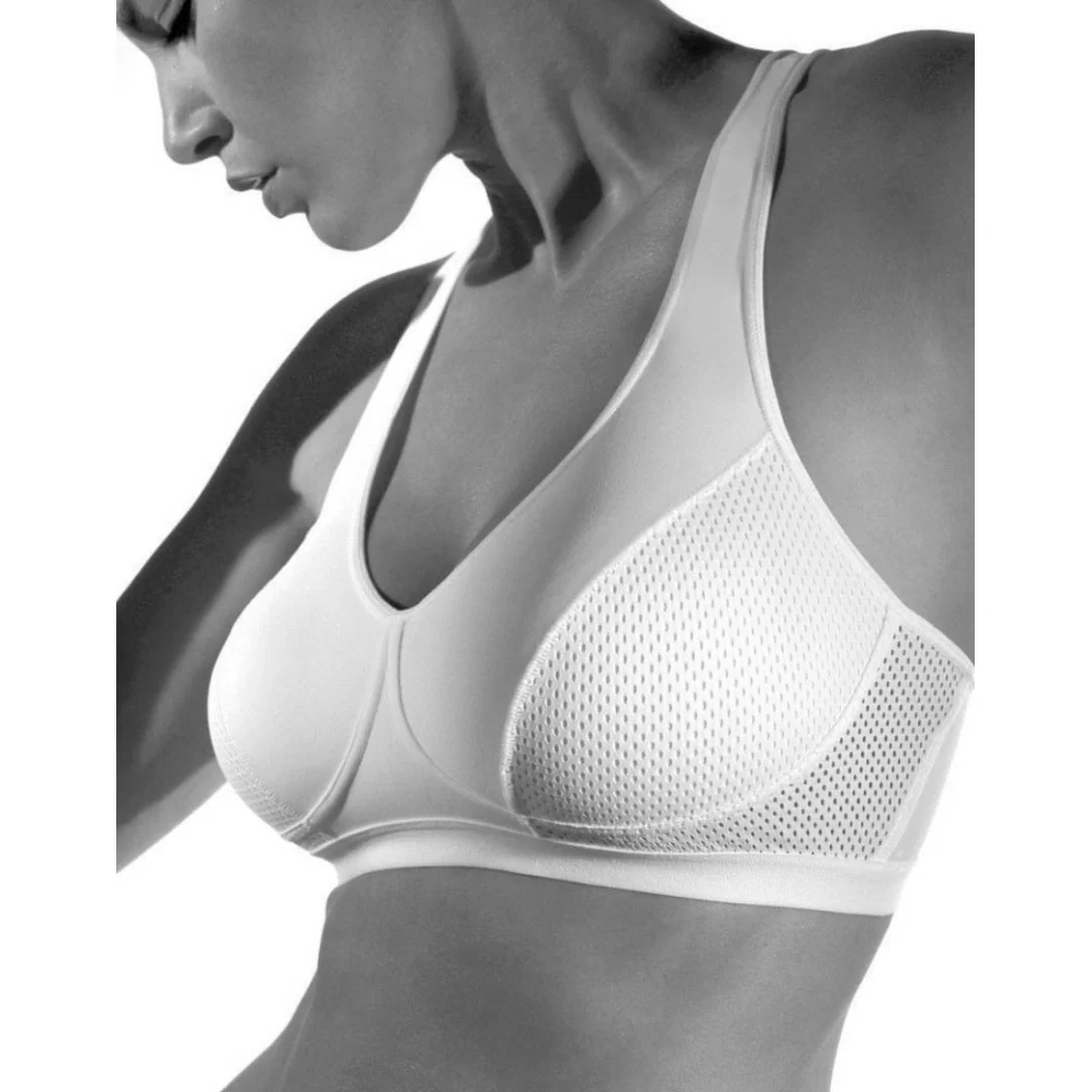 Reggiseno Gios art. Pump Activity Coppa B coppe foderate in cotone elasticizzato preformato e spalline regolabili