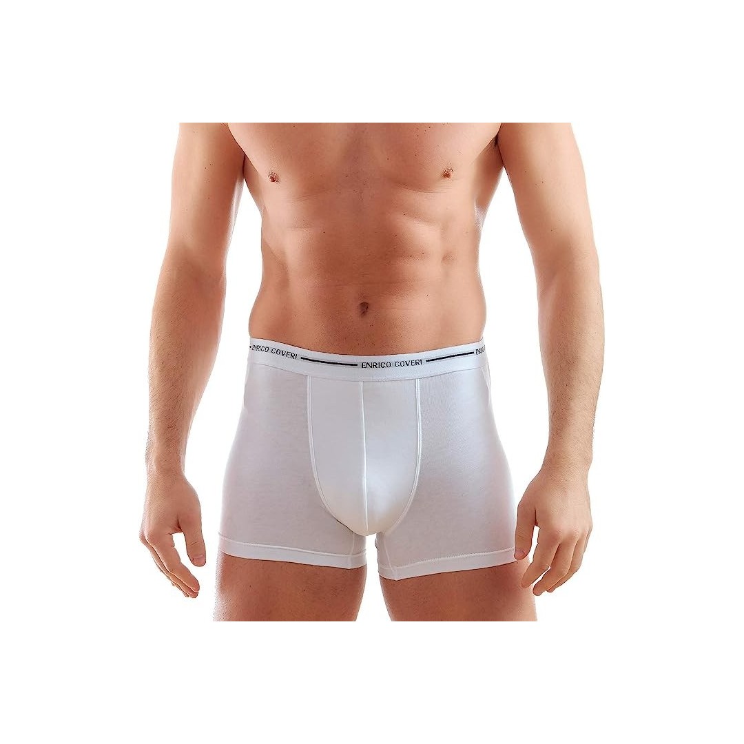 Set 3 pezzi Boxer uomo, boxer in cotone elasticizzato Enrico Coveri ART.Eb1000