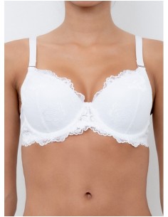 Reggiseno Lormar Favoloso a balconcino in pizzo coppa C preformata “Soft Touch”