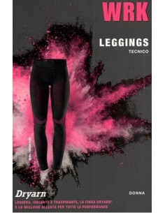 Leggings termico per donna sci e sport invernali Dryarn Traspirante WRK353