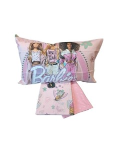 Completo letto singolo 150x290cm Hermet art.Barbie in 100% cotone