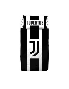 Completo letto singolo 150x290cm Juventus in 100% cotone