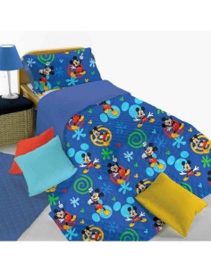 Copriletto trapuntato singolo 170x270cm Hermet art. Mickey Mouse in cotone