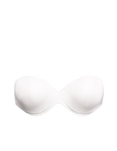 Reggiseno SièLei art.1570 Fascia ad effetto “schiena nuda” con coppe graduate, ferretto invisibile e spalline in silicone