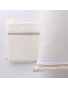 Completo letto matrimoniale LineaOro art. Da Vinci in 100% cotone e tinta unita