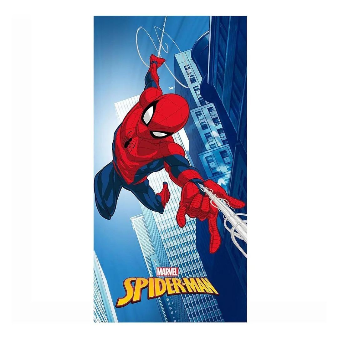 Telo mare Marvel 70x140cm Hermet art.Spiderman in spugna 100% cotone