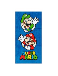 Telo mare Hermet 70x140cm art. Super Mario in spugna 100% cotone