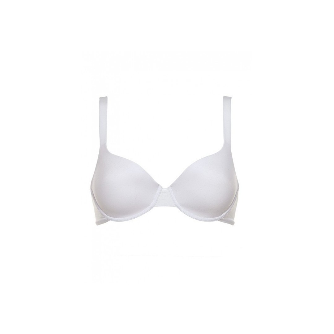 Reggiseno Lormar art. Mousse a balconcino con coppe stretch leggermente imbottite in microfibra tinta unita