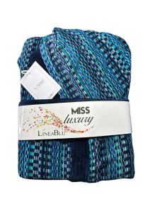 Accappatoio Linea Blu art. Miss Luxury in spugna 450gr/mq 100% cotone con tasche e cappuccio