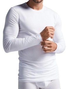 Maglia intima da uomo Navigare art. 113 a manica lunga con girocollo in cotone interlock